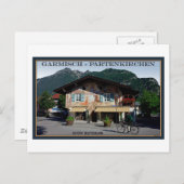 Berchtesgaden - Bayerisches Biker Postkarte (Vorne/Hinten)