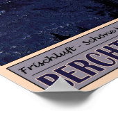 Berchtesgaden - Fliege Hoch! Poster (Ecke)