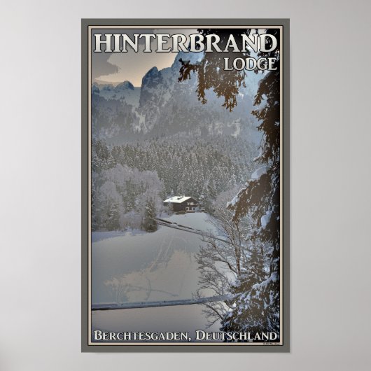 Berchtesgaden - Hinterbrand Lodge Poster (Vorne)