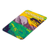 Berchtesgaden National Park Germany Vintage Magnet (Linke Seite)