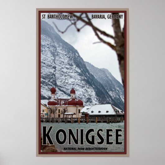 Berchtesgaden - St Bartholomew Poster (Vorne)