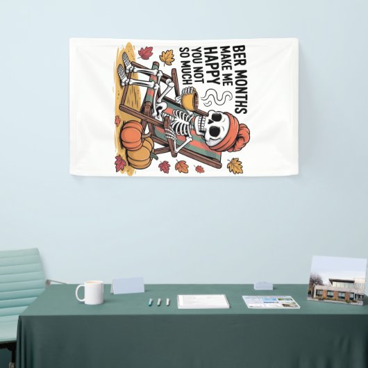 Bere Monate machen mich glücklich, dass ich dich n Banner (Messeveranstaltung)