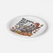 Bere Monate machen mich glücklich, dass ich dich n Pappteller (Schrägansicht)