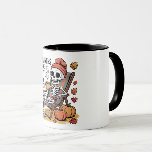 Bere Monate machen mich glücklich, nicht so viel W Tasse (VorderseiteRechts)