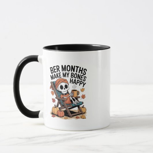 Bere Monate machen mir die Knochen glücklich Tasse (Links)
