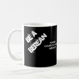 Berean Apologetics Bible Verse Personalisiert Blac Kaffeetasse