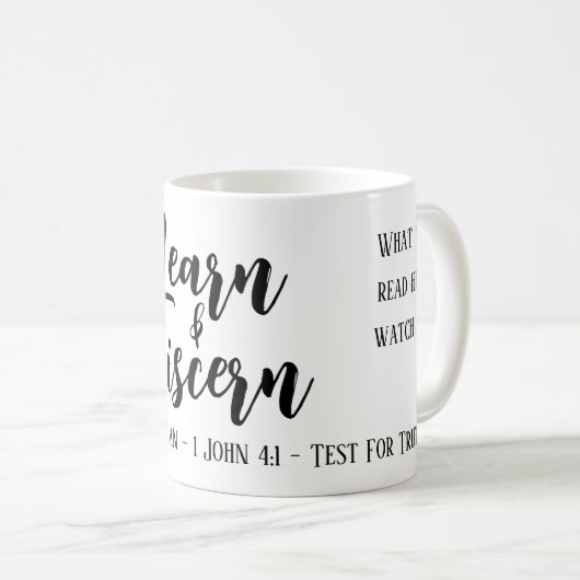 Berean Search Scripture Kaffeetasse (VorderseiteRechts)