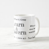 Berean Search Scripture Personalisiert Kaffeetasse (VorderseiteRechts)