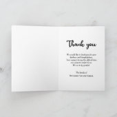 Bereavement Beileid Beerdigung Memorial Cowboy Las Dankeskarte (Innenseite)