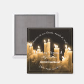 Bereavement Candle Magnet von HAMbyWG (Vorderseite/Rückseite)