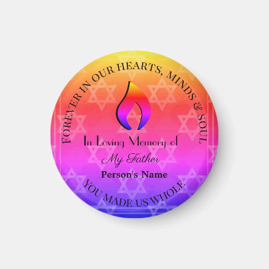 Bereavement Candle Magnet von HAMbyWG (Vorne)