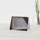 Bereavement Card Karte (Rückseite)