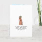 Bereavement Loss Pet St. Francis Personalisiert Karte (Rückseite)