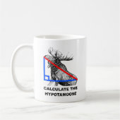Berechnen Sie den Hypotamoose Funny Mug Kaffeetasse (Links)