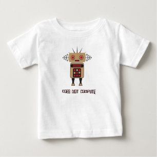 Berechnet nicht Roboter-Shirts Baby T-shirt