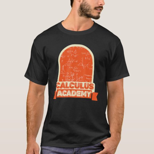 Berechnung der Gleichung der Akademie Math Calcu T-Shirt (Vorderseite)
