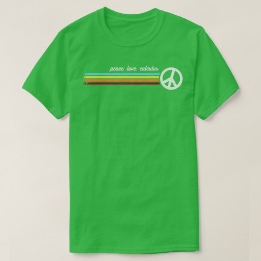 Berechnung der Retro-Streifen T-Shirt (Design vorne)