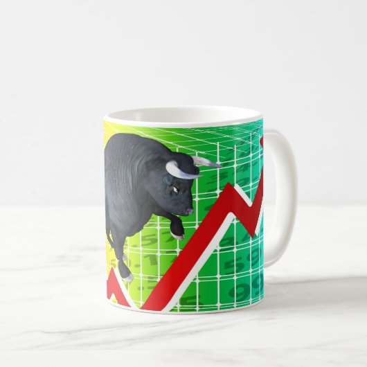 Berechnung des Bull Market Run Kaffeetasse (VorderseiteRechts)