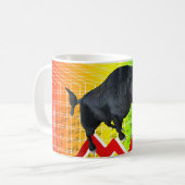 Berechnung des Bull Market Run Kaffeetasse (Vorderseite Links)