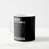Berechnung für Mathematiklehrer Mathe Joke Spaß Kaffeetasse (Vorderseite Links)