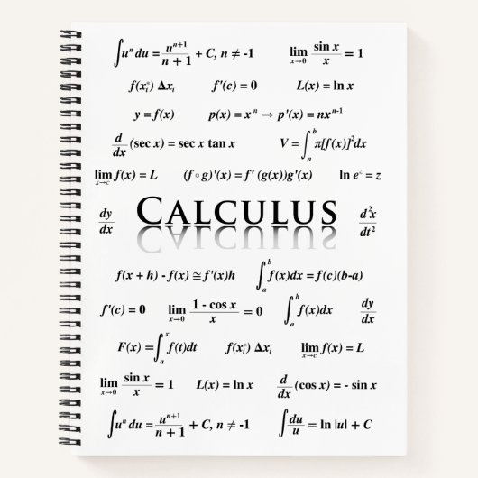 Berechnungen Notizbuch (Vorderseite)