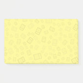 Berechnungsmuster Post-it Klebezettel (Vorderseite)
