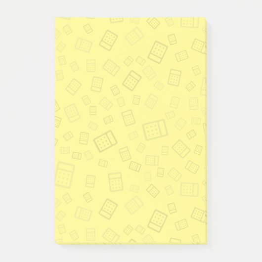 Berechnungsmuster Post-it Klebezettel (Vorderseite)