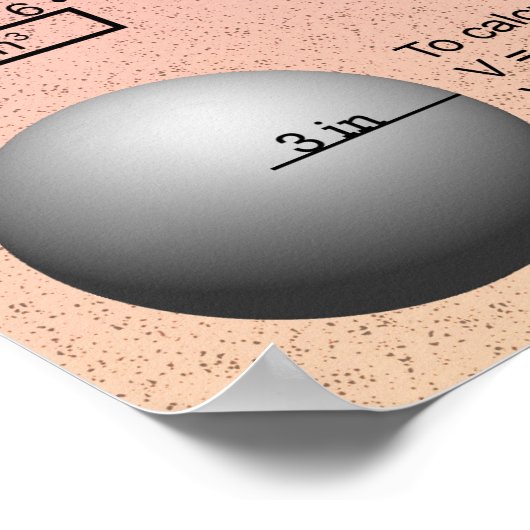 Berechnungsvolumen Poster (Ecke)