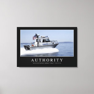 Berechtigung: Inspirierend Zitat Leinwanddruck