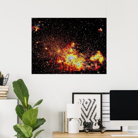 Bereich 1 Emaille Poster (Heimbüro)