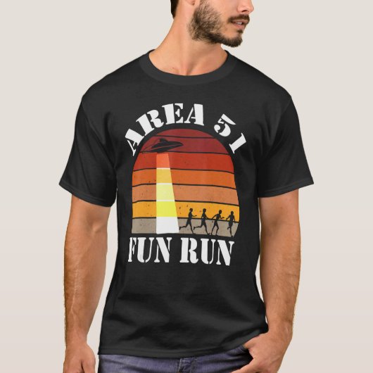 Bereich 51 5k Fun Run Boys Girls Area 51 Ufo Außer T-Shirt (Vorderseite)
