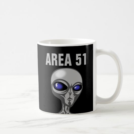 Bereich 51, Alien Kaffee Tasse (Rechts)