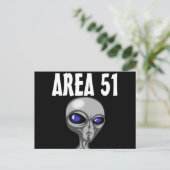Bereich 51, Alien Postkarten (Stehend Vorderseite)