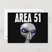 Bereich 51, Alien Postkarten (Vorne/Hinten)