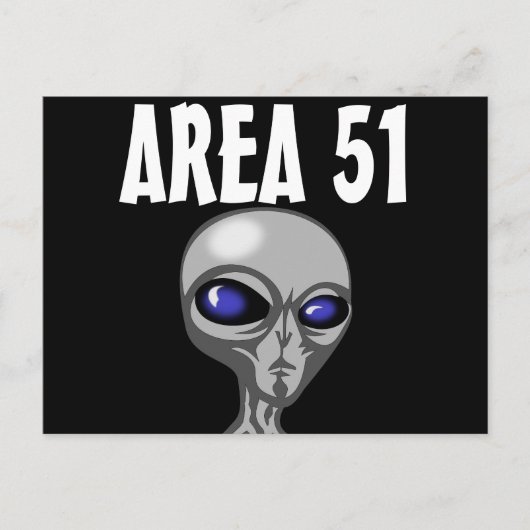 Bereich 51, Alien Postkarten (Vorderseite)