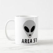 Bereich 51 - alienkopf kaffeetasse (Links)