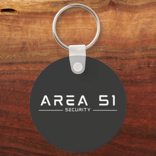 Bereich 51 Extraterrestrische Alien UFO Schlüsselanhänger (Vorderseite)