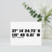 BEREICH 51 - Koordinaten Postkarte (Stehend Vorderseite)