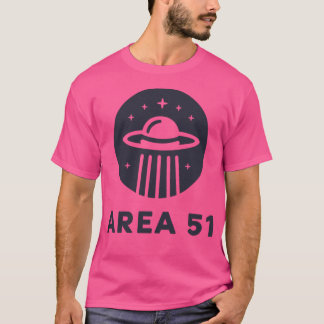 Bereich 51 - Logokombination "Flying Saucer" T-Shirt