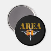 BEREICH 51 MAGNET (Vorderseite/Rückseite)