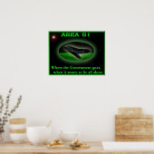 Bereich 51 Poster (Küche)