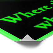 Bereich 51 Poster (Ecke)