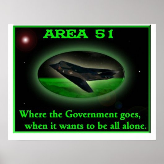 Bereich 51 Poster (Vorne)