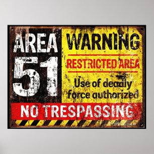 BEREICH 51 POSTER