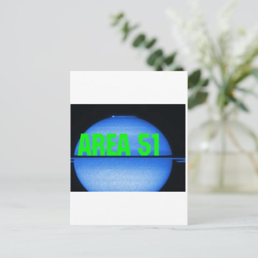 BEREICH 51 POSTKARTE (Stehend Vorderseite)