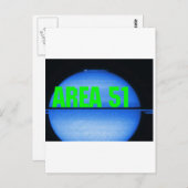 BEREICH 51 POSTKARTE (Vorne/Hinten)