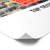 Bereich 51 - Top Secret - Außerirdischen Poster (Ecke)