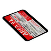 Bereich 51 Unterschrift Magnet (Rechte Seite)