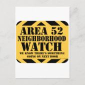 Bereich 52 Uhr Beobachtung der Nachbarschaft Postkarte (Vorderseite)