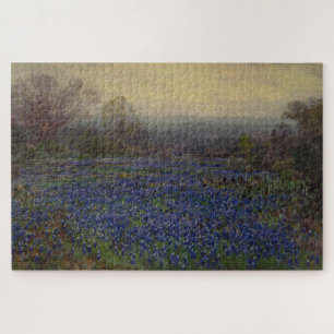 Bereich Bluebonnet-Blume (Landschaft des ländliche Puzzle